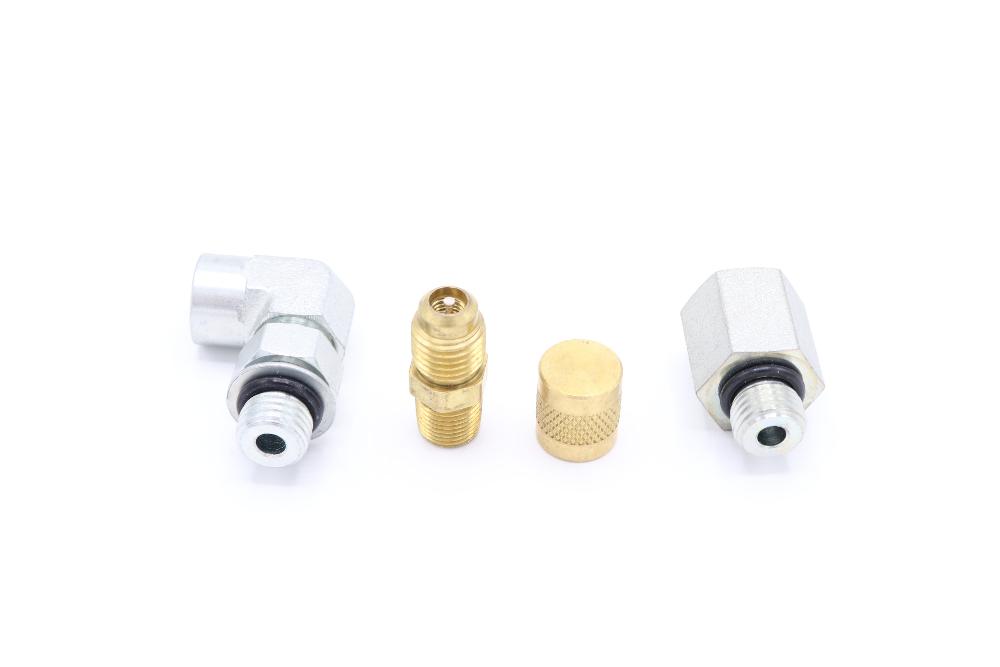 7.3L Power Stroke Fuel Pressure Test Port With Adapters (1999 - 2003 Engines)