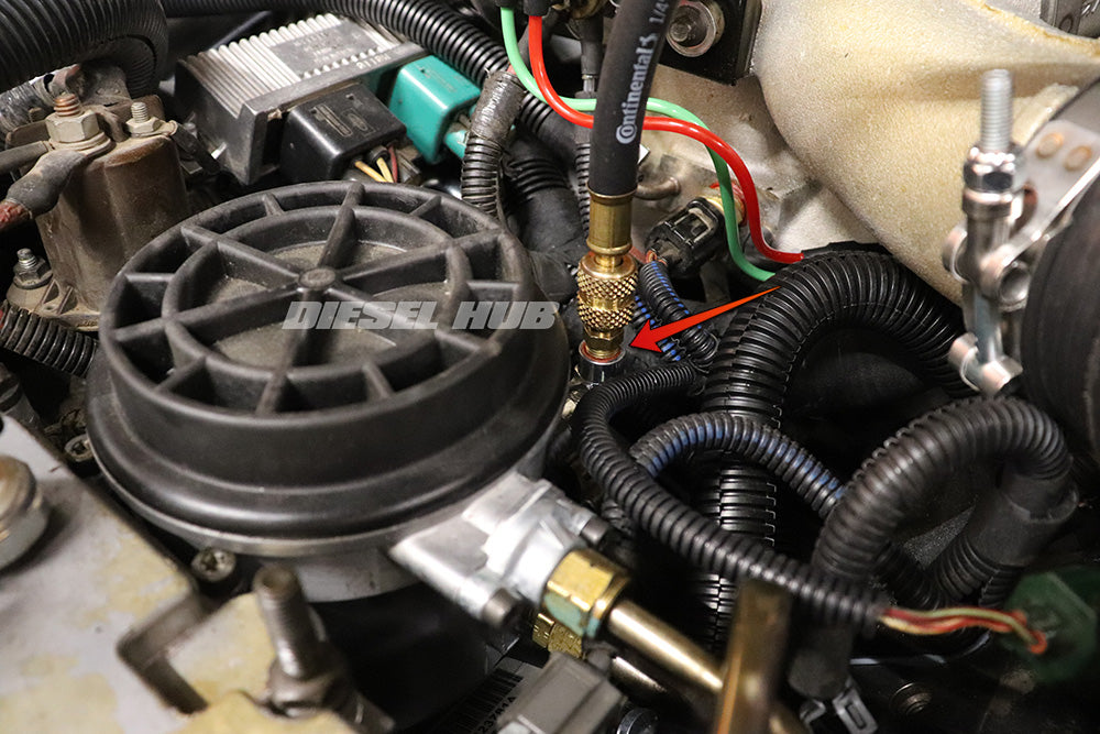7.3L Power Stroke Fuel Pressure Test Port With Adapters (1999 - 2003 Engines)